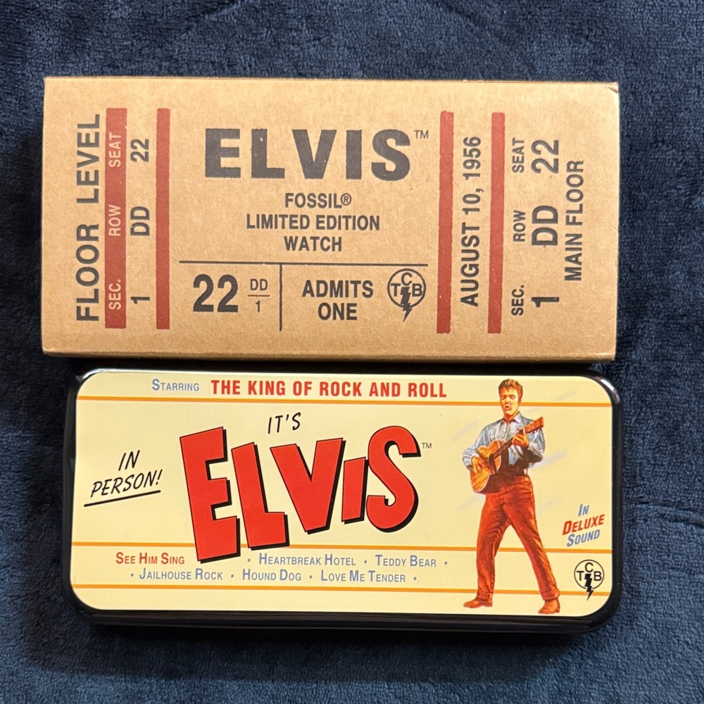 Fossil Elvis Limited Edition Watch Box